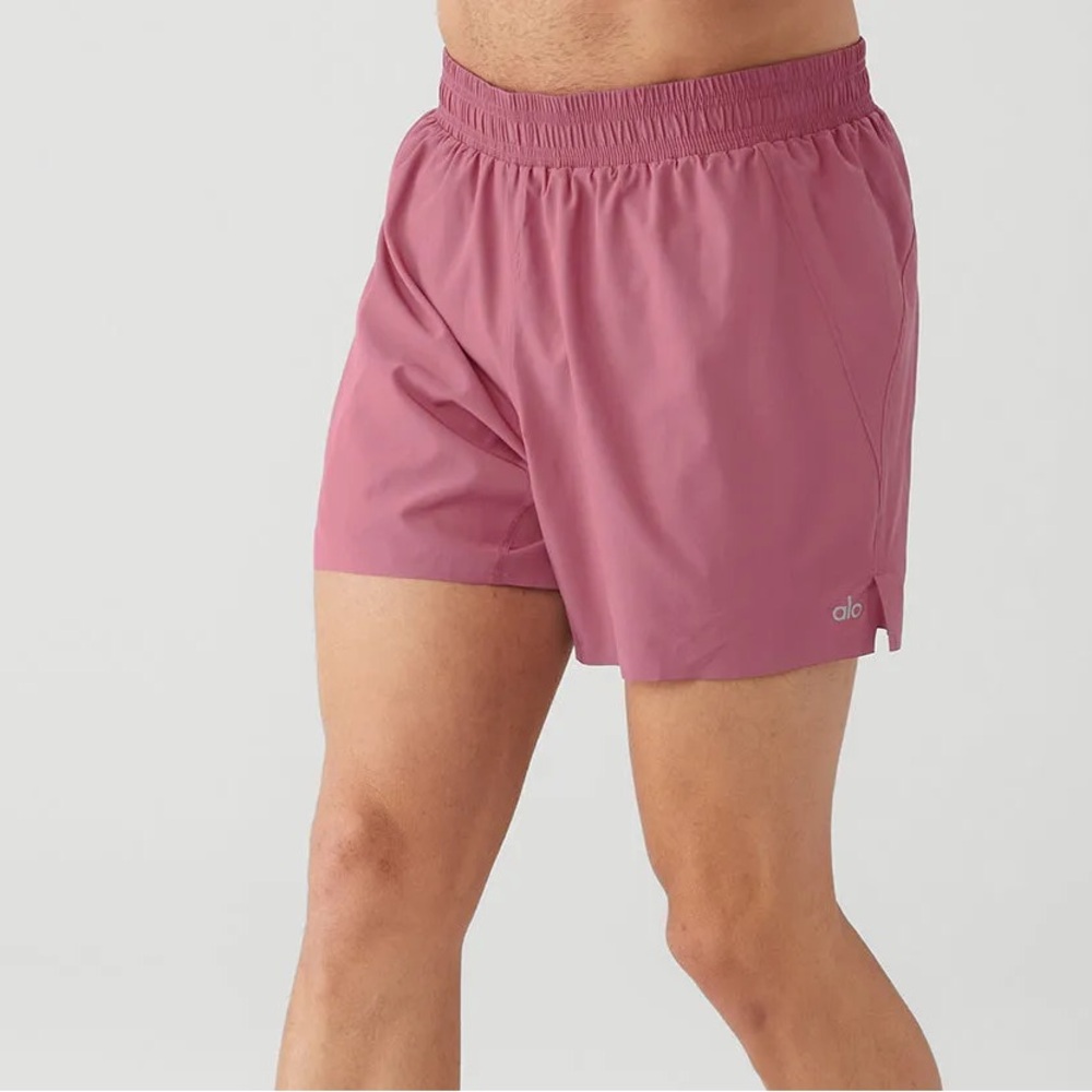 Alo Men's Adapt Running Short - Mars Clay